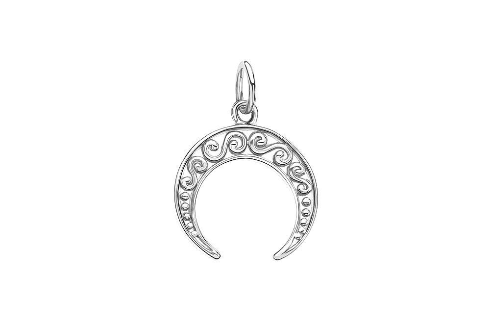 Silver 925 horn pendant