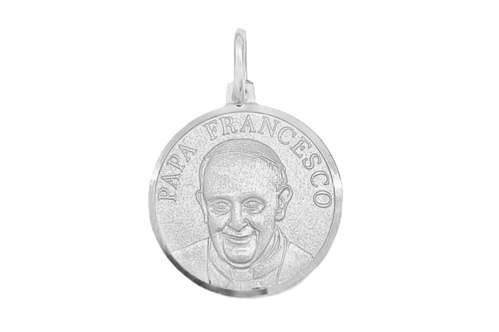 Silver 925 papa francisco pendant