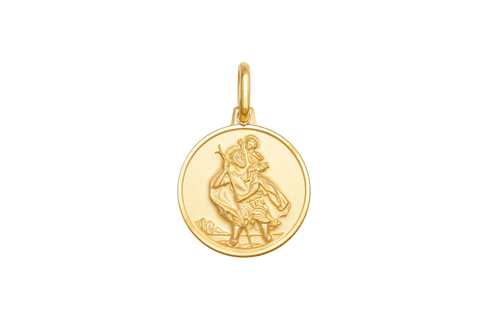 Silver 925 saint christopher pendant