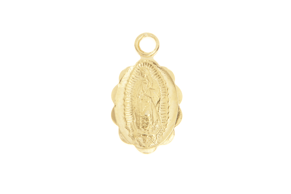 Colgante plata 925 virgen de guadalupe 