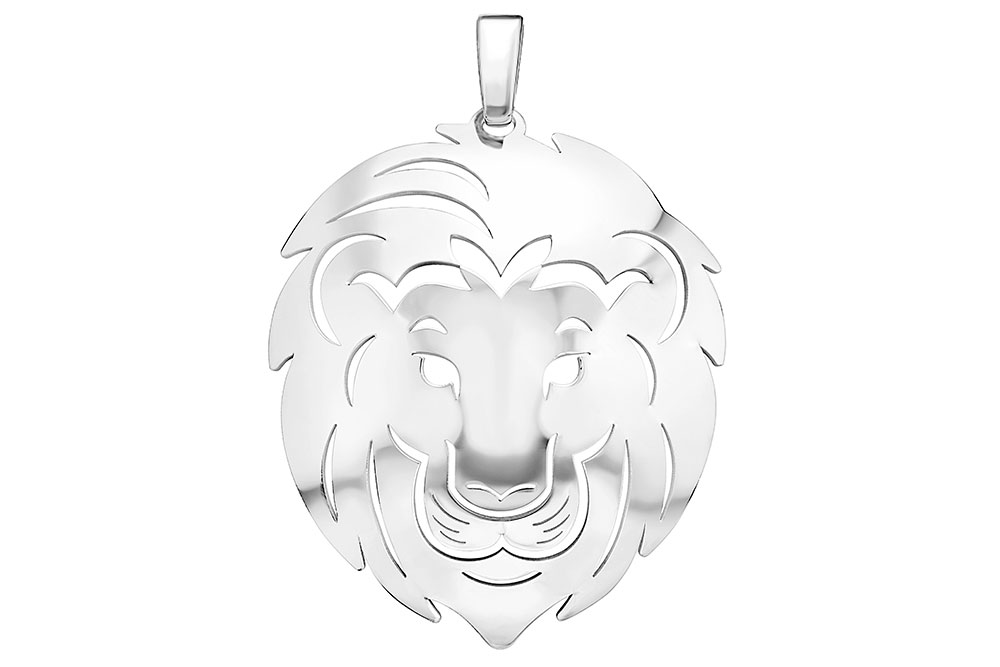 Colgante plata 925 león 