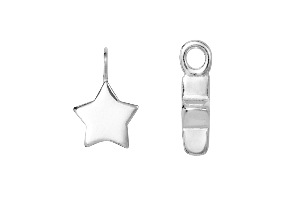 Colgante charm plata 925 estrella