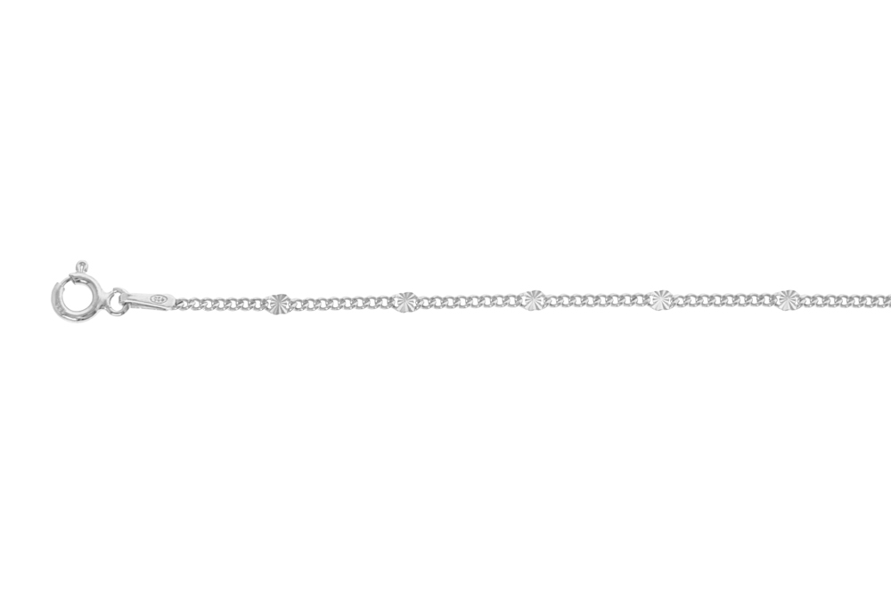 [14084C3800PL] Silver 925 chain 60+5cm sterling silver (38 cm + 5 cm extension, Sterling silver)