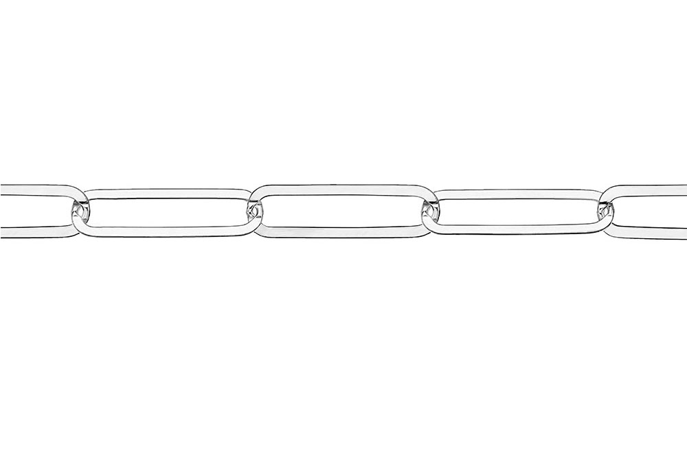 Sterling silver long round wire flat by meter