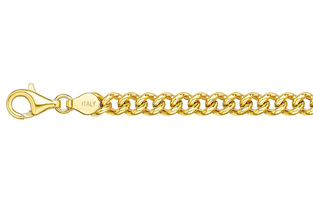 Cadena plata 925 barbada hueca 150 