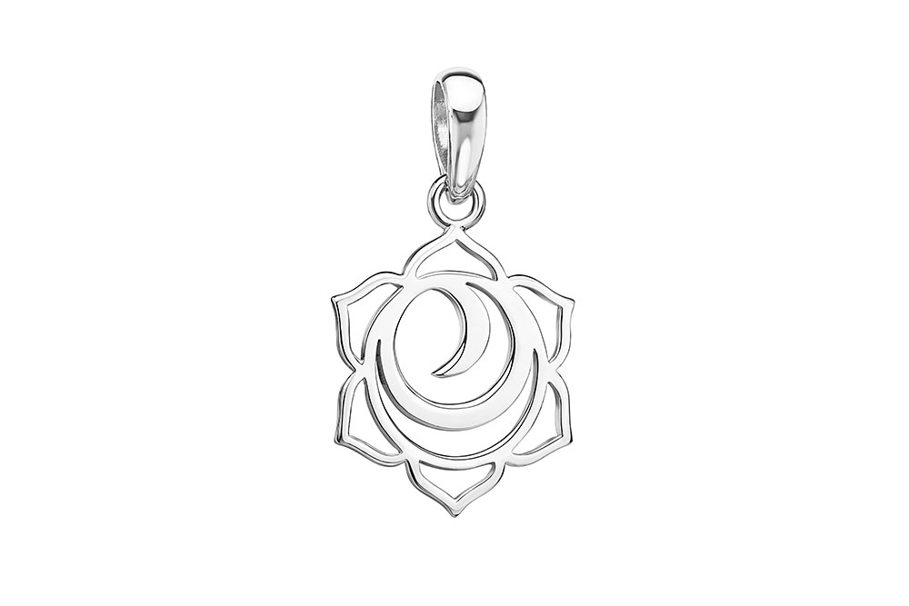 Silver 925 sacral chakra pendant