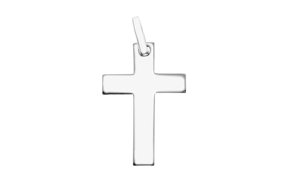 Colgante plata 925 cruz 12x18mm