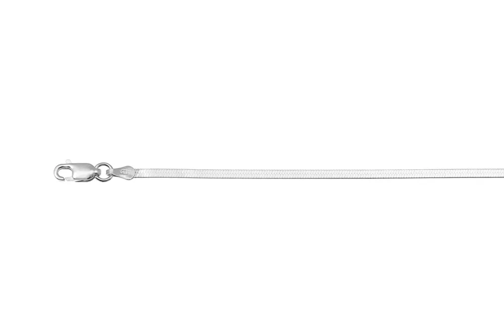 Sterling silver flat snake chain 040 necklace