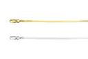 Cadena plata 925 snake plana 040