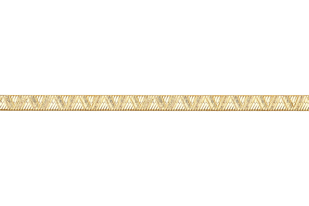 Sterling silver flat snake chain 040 necklace