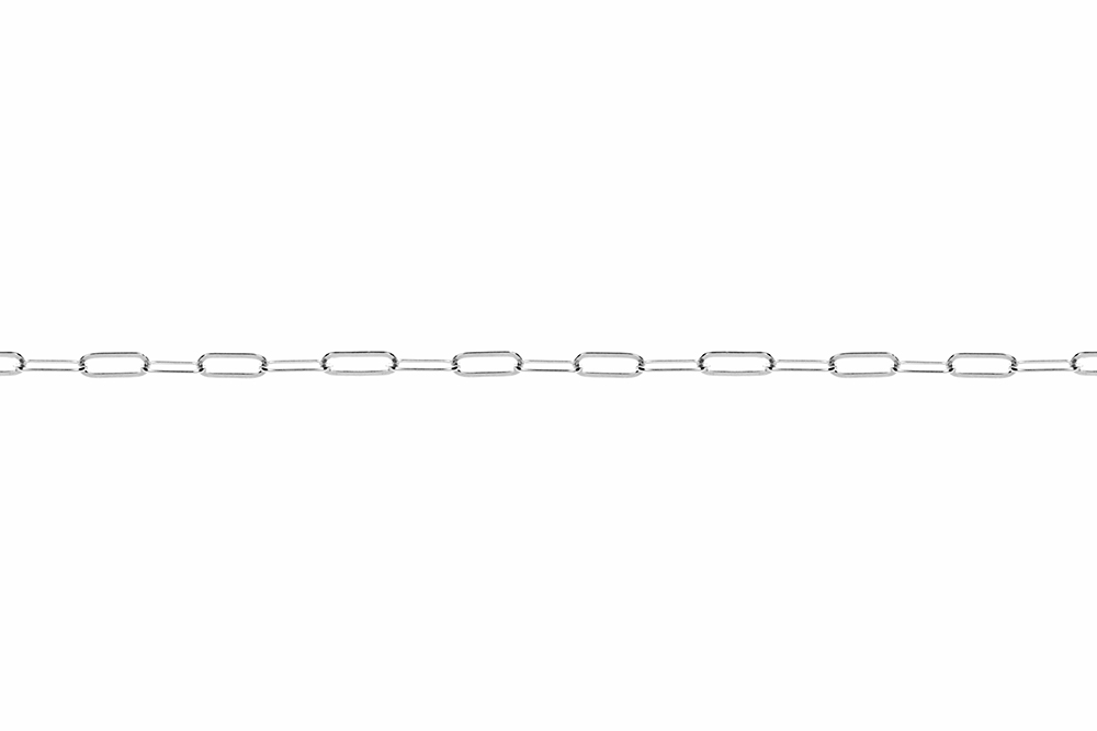 Sterling silver rectangle link chain sterling silver