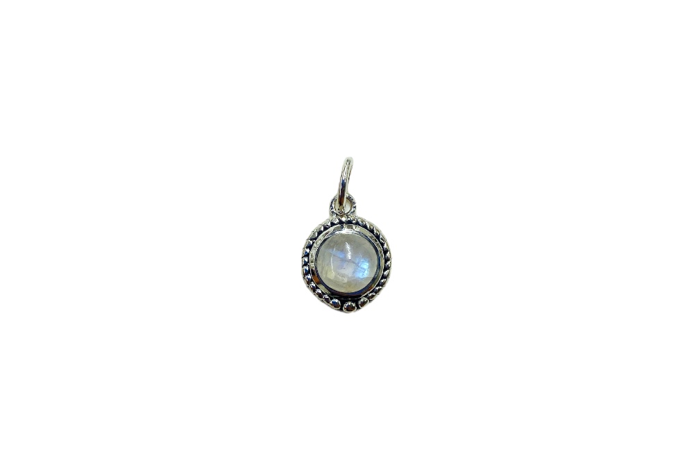 Sterling silver semi precious stone pendant