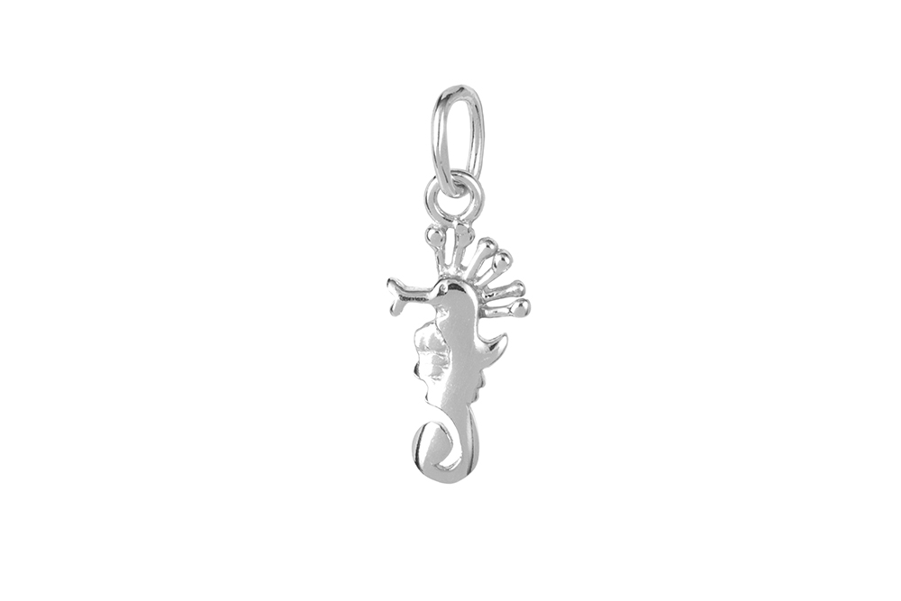 Sterling silver seahorse charm