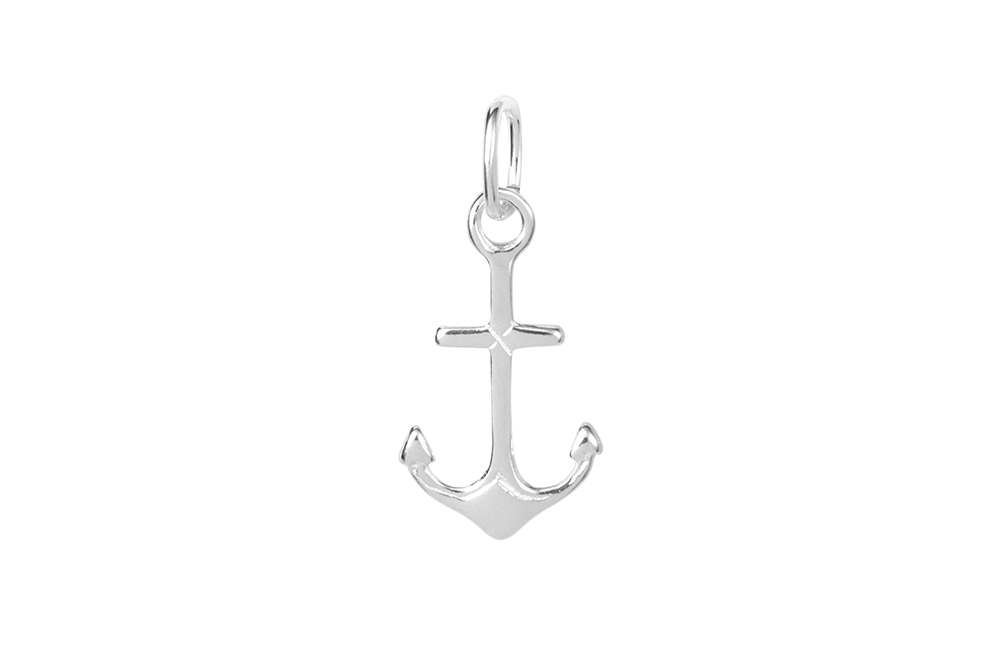 Colgante plata 925 charm ancla