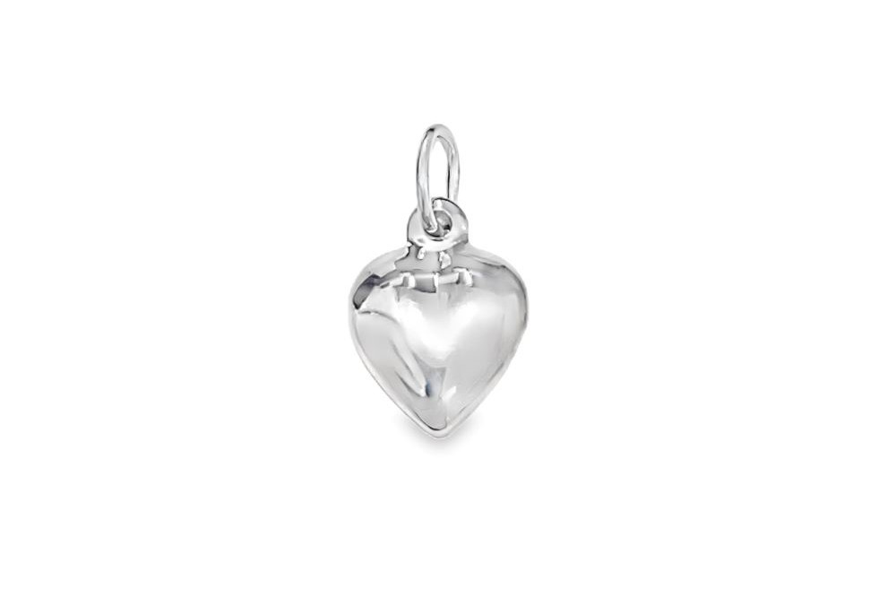 Colgante plata 925 charm corazon