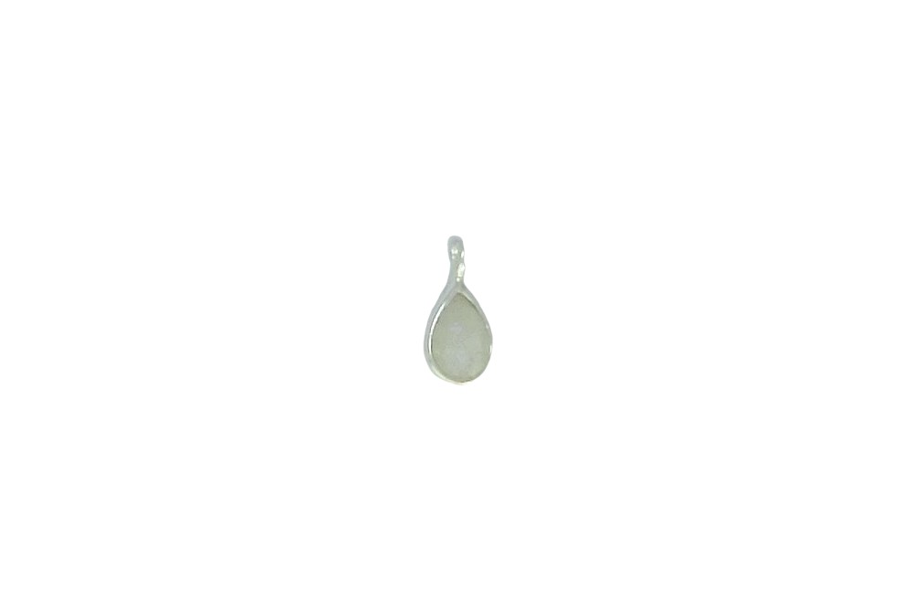 Sterling silver stone charm