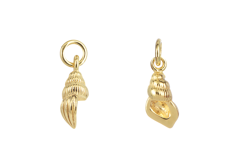 Colgante plata 925 caracola 11x6mm