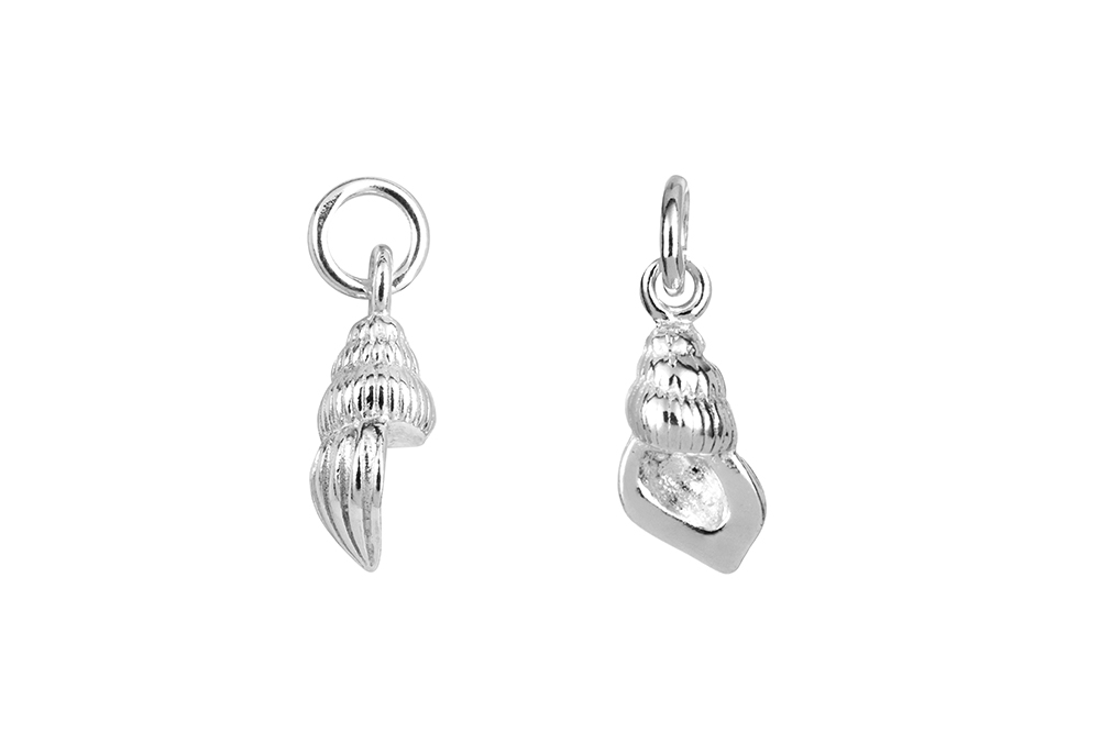 Sterling silver sea nail pendant