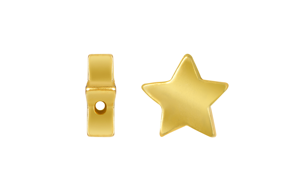 Entrepieza plata 925 pasante estrella