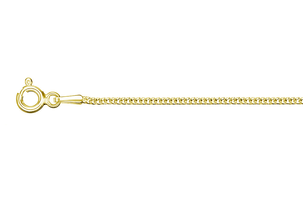 Cadena plata 925 fox tail diamantada 080