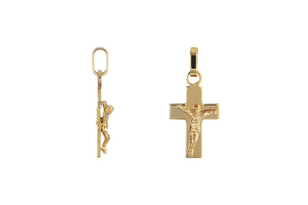 Sterling silver christ crucified pendant