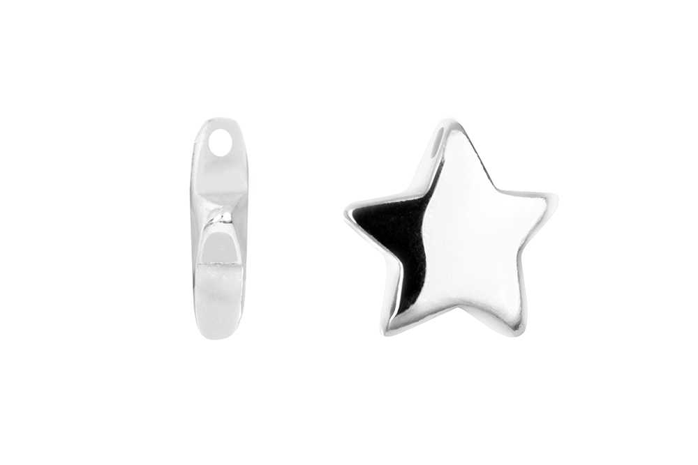 [17005PPL] Sterling silver star for pendant (Sterling silver)