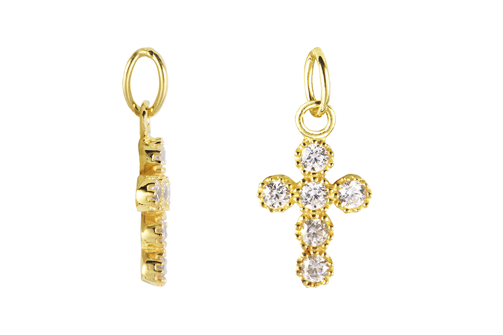 Sterling silver cross pendant