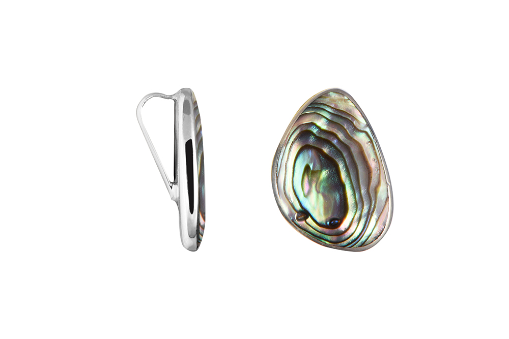 Colgante plata 925 forma piedra