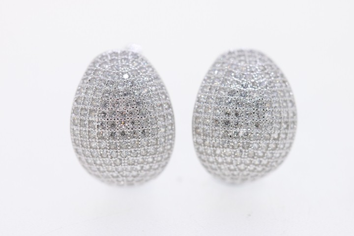 Earring silver 925 cz