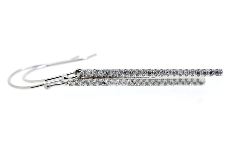 Earring silver 925 cz