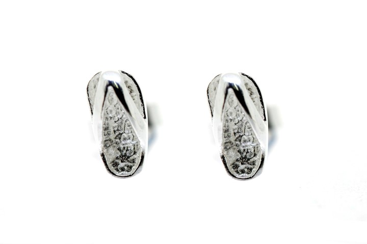 Pendiente plata 925 sandalia 