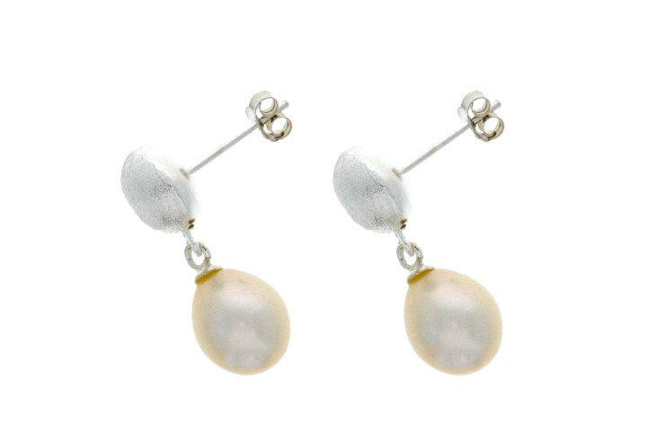 [066090000PBL] Pendiente plata 925 perla 