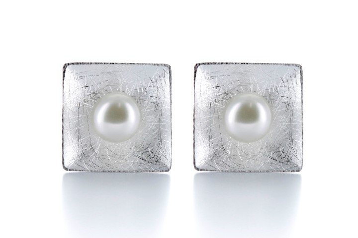 Silver 925 earring with pearl