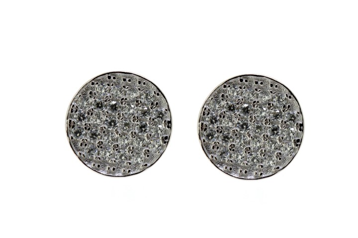[067610001ZBL] Silver 925 microsetting earring cz