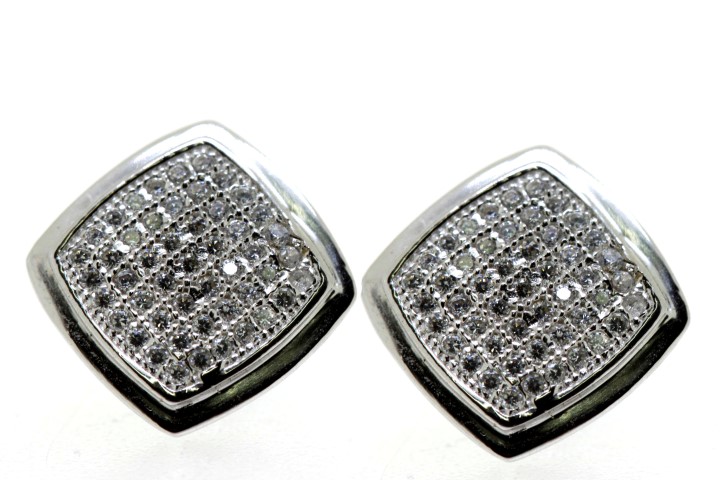 Pendiente plata 925 microsetting cz 