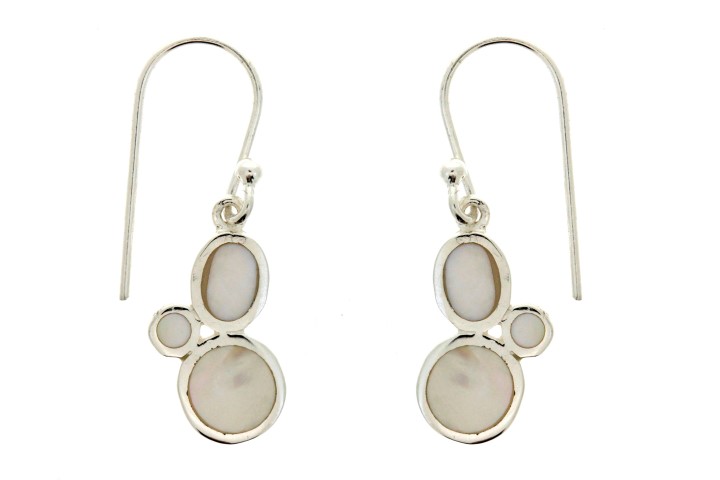 Silver 925 mop earring