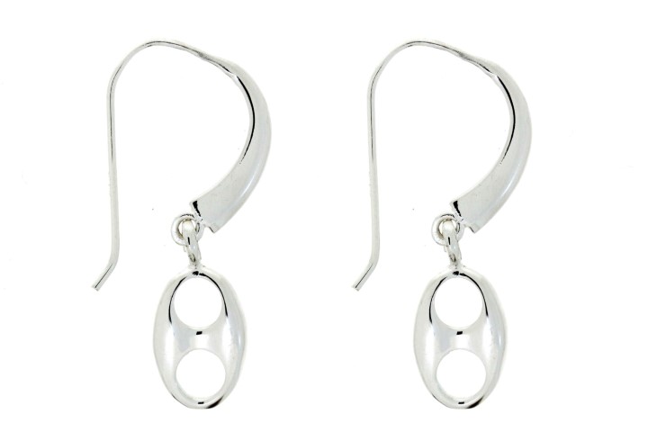 Silver 925 earring hawser