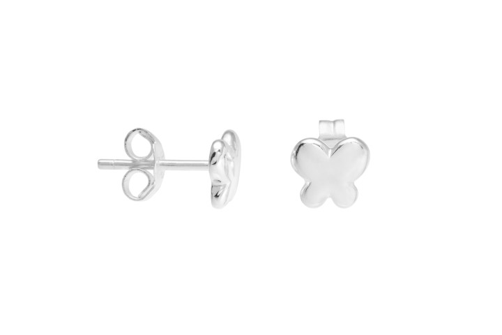Silver 925 earring butterfly