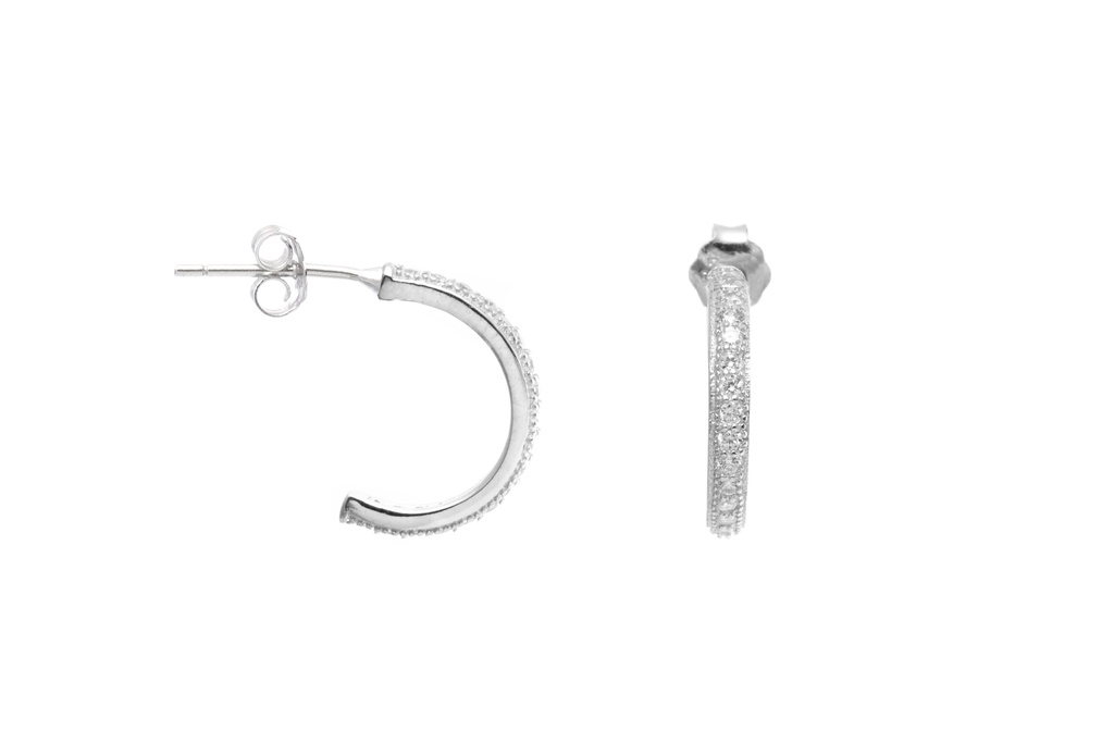 Earring silver 925 cz