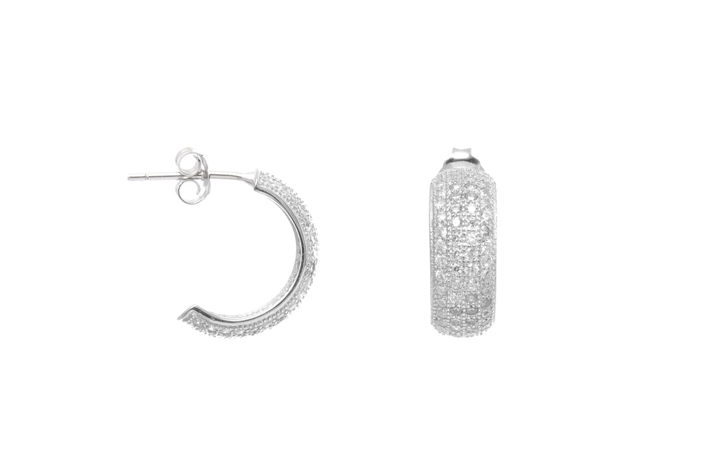 Earring silver 925 cz