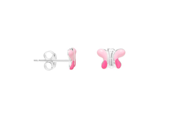 [097540000ROS] Silver 925 enamel butterfly earring