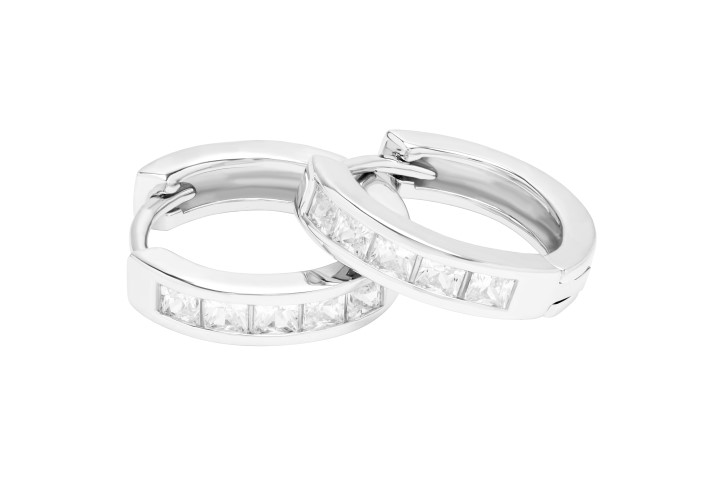 Earring silver 925 cz