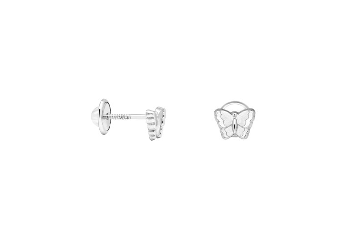 Silver 925 butterfly earring