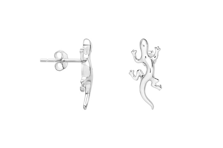 [1088300000PL] Pendiente plata 925 iguana 