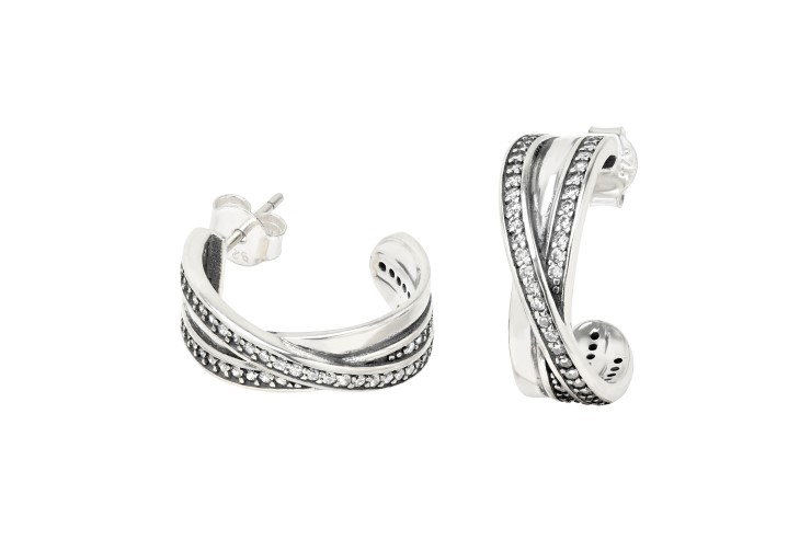 Aro plata 925 zirconita presión 