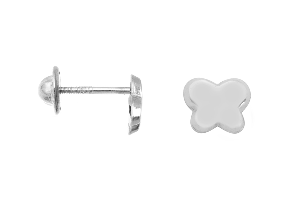 [1162000000RD] Silver 925 butterfly baby earring