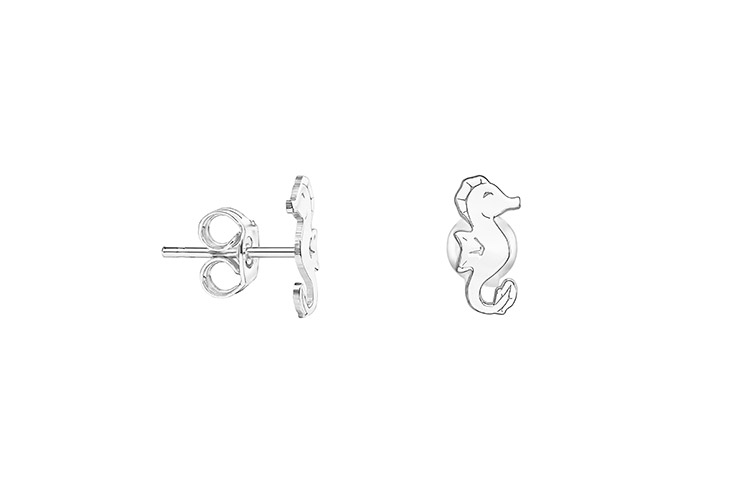 Silver 925 seahorse earring