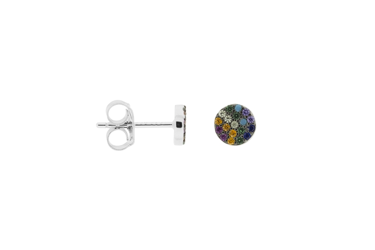 Silver 925 mix cz earring