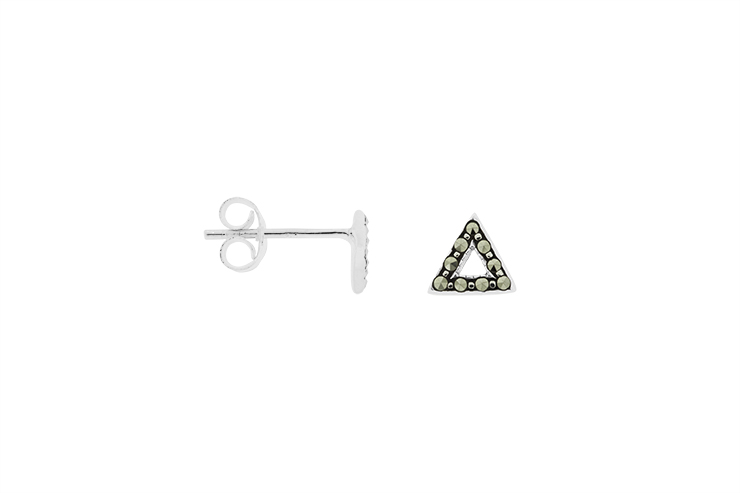 Pendiente plata 925 triángulo presión 