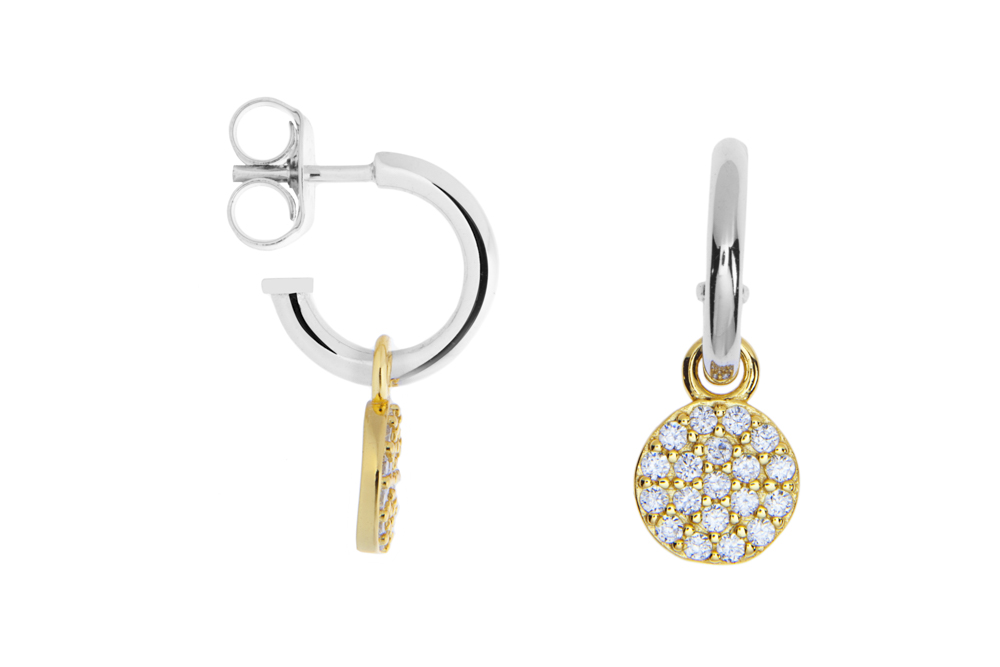 Silver 925 cz earring